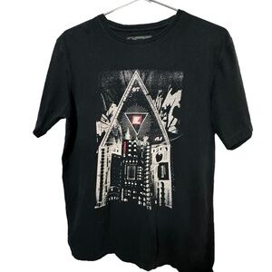 High End Belektron Music Guitar Band Knob House Men’s L T-Shirt DJ COLAB